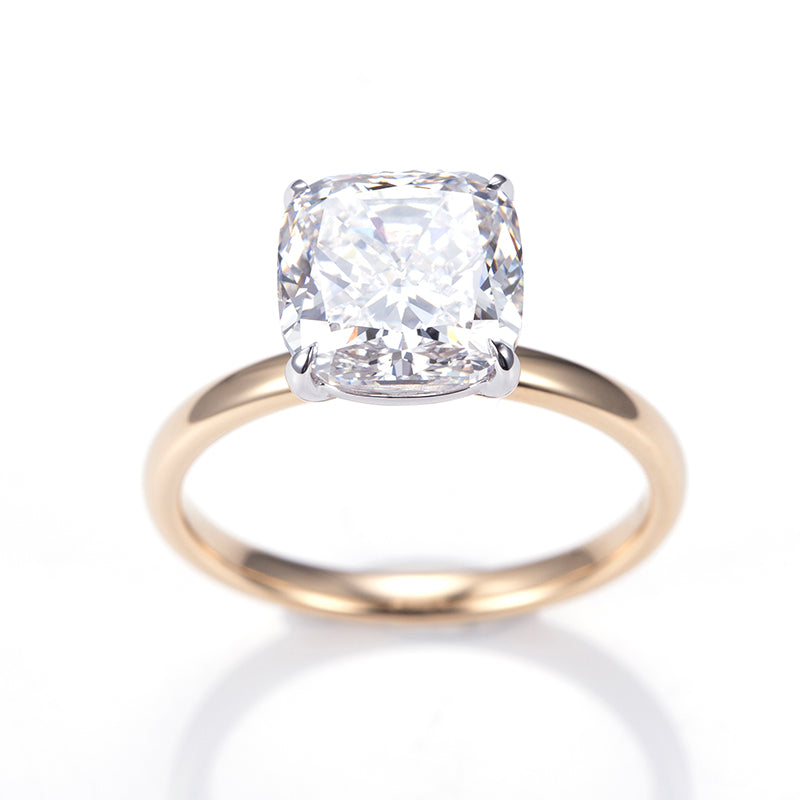 Solitaire-Ring, 5 ct, 18k Gold